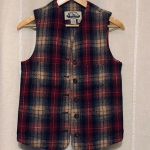 Eddie Bauer legends plaid vintage vest